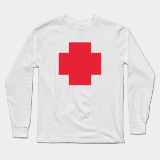 Cross red Long Sleeve T-Shirt
